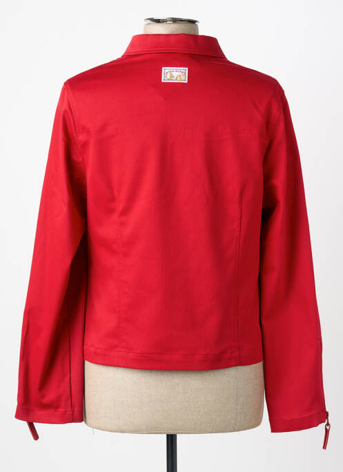 Veste casual rouge CARNET DE BORD femme