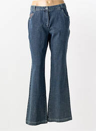 Jean coupe flare taille normale taille normale bleu CARNET DE BORD femme