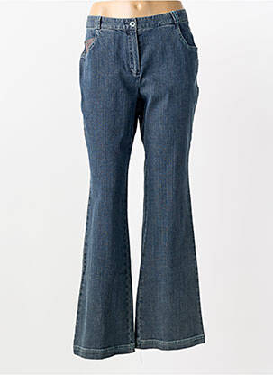Jean coupe flare taille normale taille normale bleu CARNET DE BORD femme