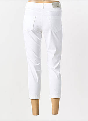 Pantacourt tissage popeline taille normale blanc JOCAVI femme