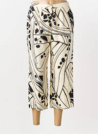 Pantacourt coupe droite taille normale beige PIER BÉ femme
