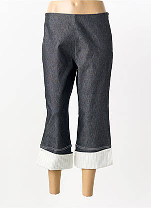 Pantacourt coupe droite taille normale gris PAUL BRIAL femme