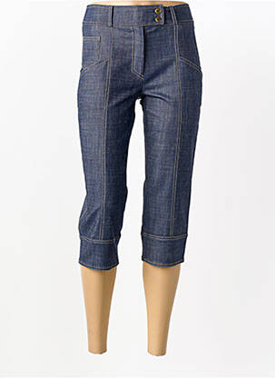 Corsaire tissage denim taille normale bleu BOSCA femme
