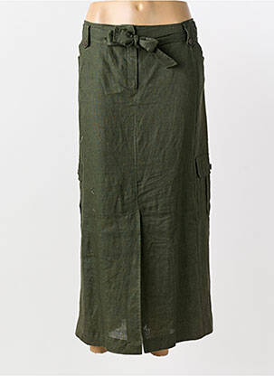 Jupe longue coupe fluide vert STEILMANN femme