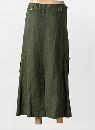 Jupe longue coupe fluide vert STEILMANN femme
