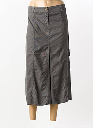 Jupe longue coupe droite gris ARMOR LUX femme