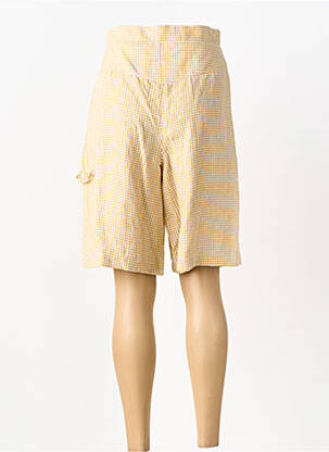 Bermuda tissage popeline taille normale beige CANNISSE femme