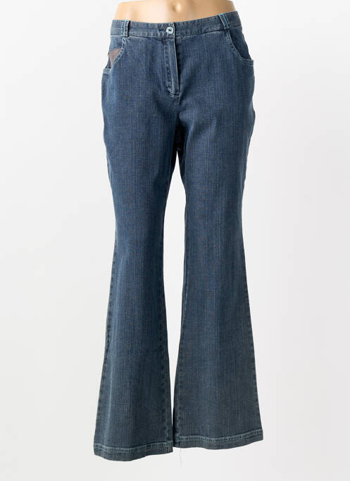 Jean coupe flare taille normale taille normale bleu CARNET DE BORD femme