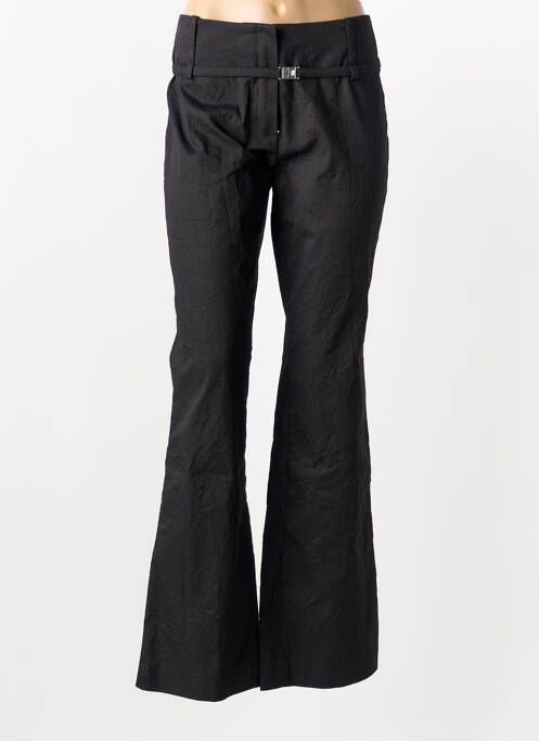 Jean coupe flare coupe droite évasée sur le bas taille normale noir BOSCA femme