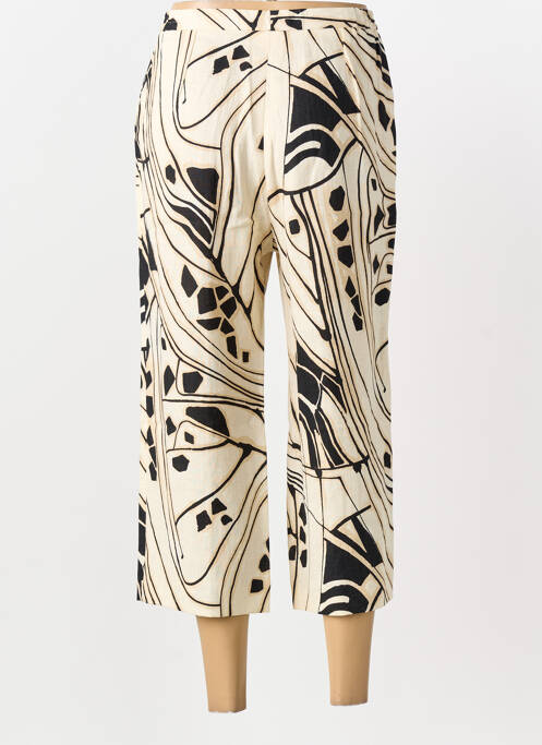 Pantacourt coupe droite taille normale beige PIER BÉ femme