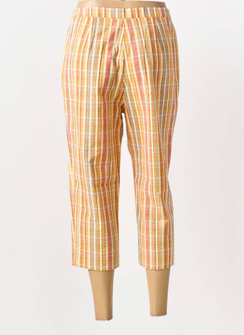 Pantacourt tissage popeline taille normale orange PIER BÉ femme