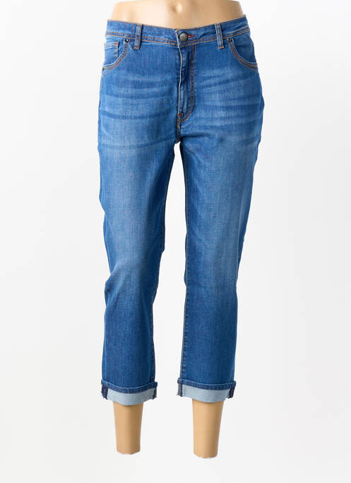 Jeans coupe slim tissage brut taille normale bleu IMPAQT femme