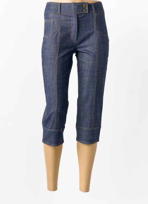 Corsaire tissage denim taille normale bleu BOSCA femme