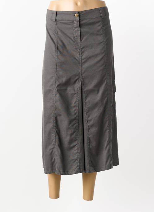Jupe longue coupe droite gris ARMOR LUX femme