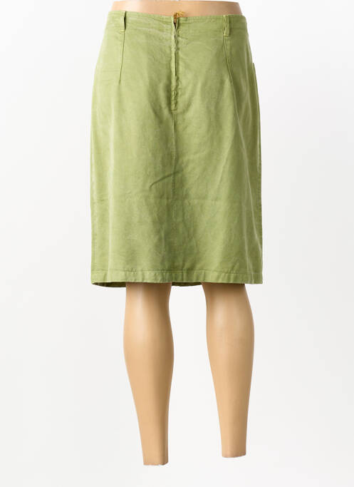 Jupe mi-longue taille normale vert FEDORA femme