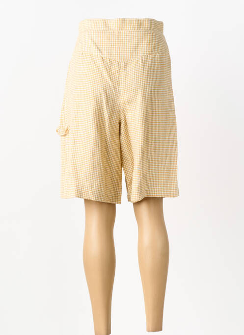 Bermuda tissage popeline taille normale beige CANNISSE femme