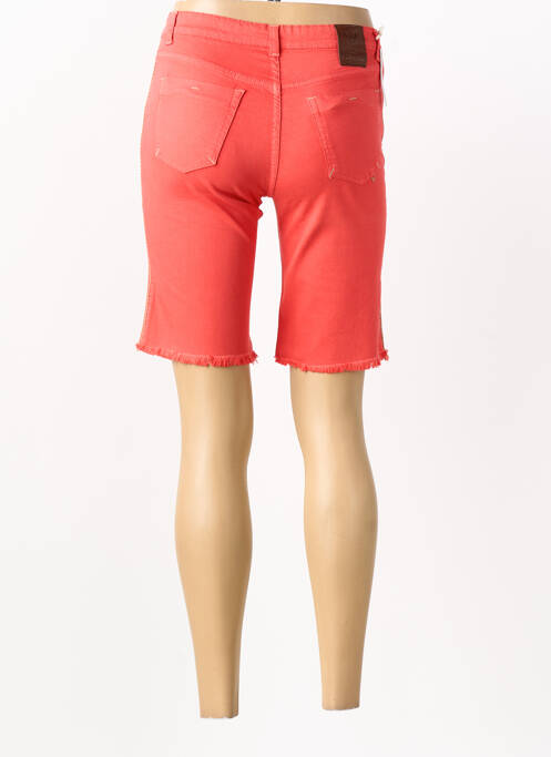Bermuda rouge WALTRON femme