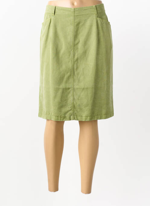Jupe mi-longue vert FEDORA femme