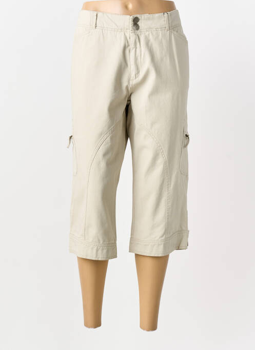 Pantacourt beige MASSANA femme