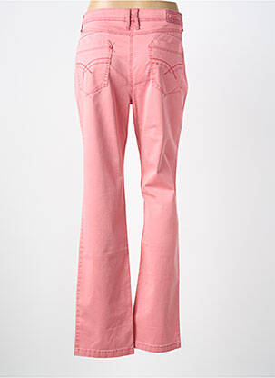 Pantalon slim tissage popeline taille normale rose JOCAVI femme
