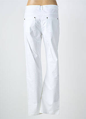 Jeans coupe slim stretch taille normale blanc CLAUDE DE SAIVRE femme
