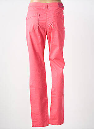 Pantalon slim tissage popeline taille normale rose JOCAVI femme