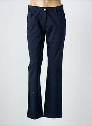 Pantalon slim tissage popeline taille normale bleu ARMOR LUX femme
