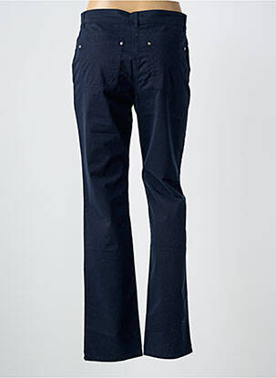 Pantalon slim tissage popeline taille normale bleu ARMOR LUX femme