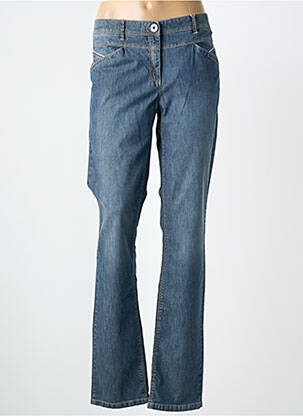 Jeans coupe slim stretch taille normale bleu JOCAVI femme