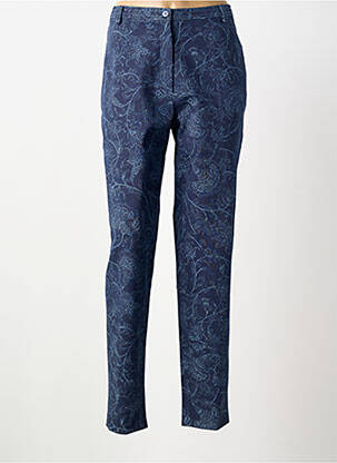 Jeans coupe slim tissage brut taille normale bleu PIER BÉ femme