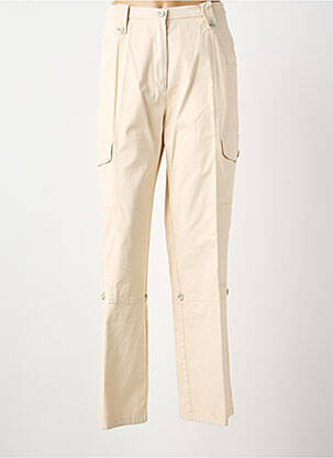 Pantalon cargo slim taille normale beige PIER BÉ femme