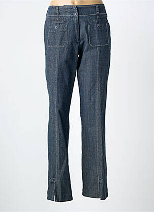 Jeans coupe droite bleu PIER BÉ femme