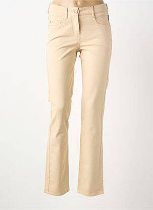Jeans coupe slim beige ATELIER GARDEUR femme
