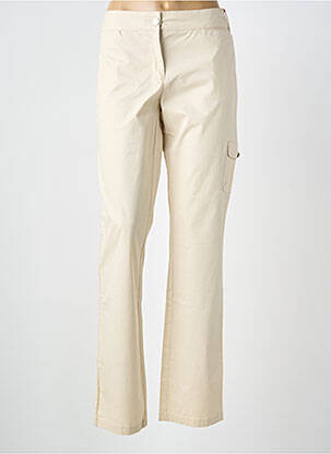 Pantalon droit beige JOCAVI femme
