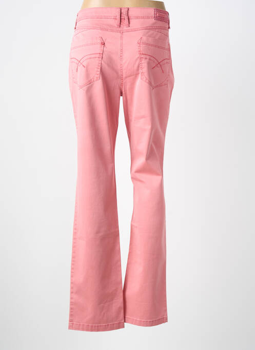 Pantalon slim tissage popeline taille normale rose JOCAVI femme