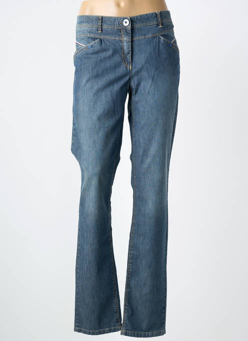 Jeans coupe slim stretch taille normale bleu JOCAVI femme