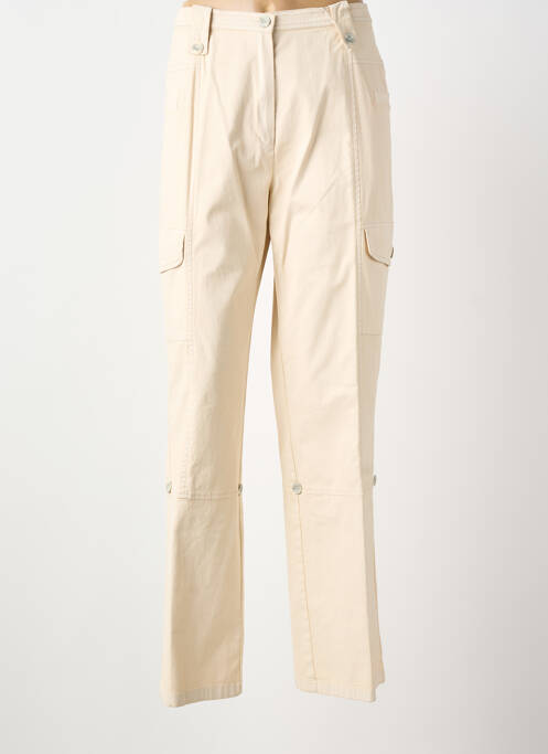 Pantalon cargo taille élastique taille normale beige PIER BÉ femme
