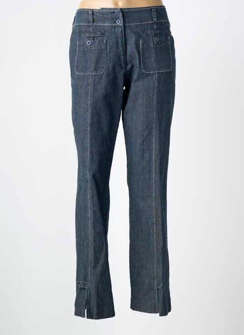 Jeans coupe droite bleu PIER BÉ femme