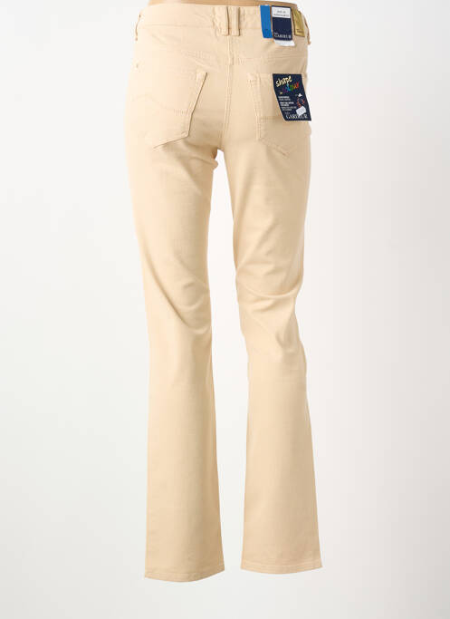 Jeans coupe slim beige ATELIER GARDEUR femme