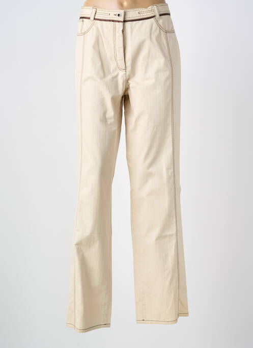 Pantalon droit beige GELCO femme