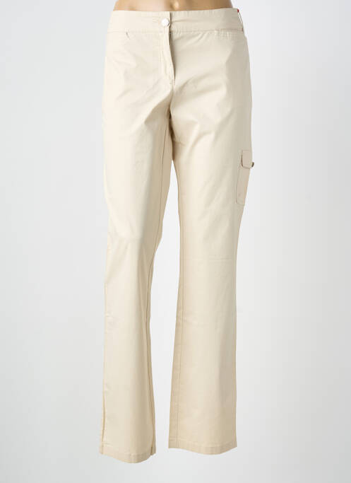 Pantalon droit beige JOCAVI femme