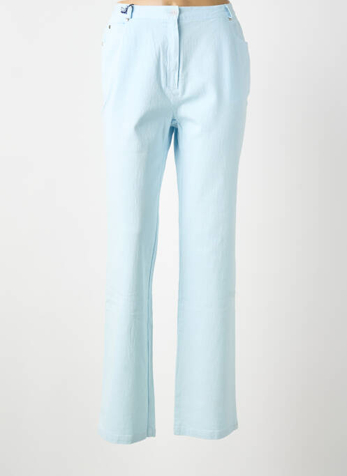 Pantalon droit bleu FEDORA femme