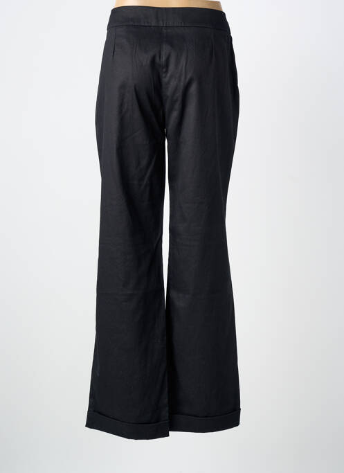 Pantalon flare taille normale taille normale noir MAE MAHE femme