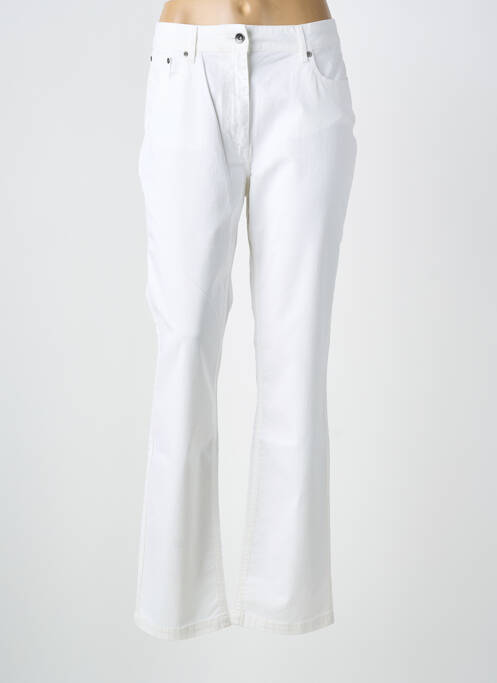 Pantalon slim blanc CLAUDE DE SAIVRE femme
