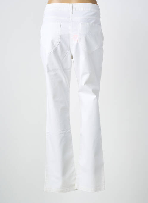 Pantalon slim blanc CLAUDE DE SAIVRE femme