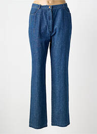 Jeans coupe droite stretch taille normale bleu FEDORA femme