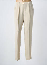 Pantalon slim taille normale taille normale beige FEDORA femme