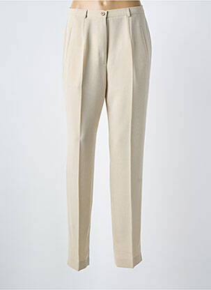 Pantalon slim taille normale taille normale beige FEDORA femme