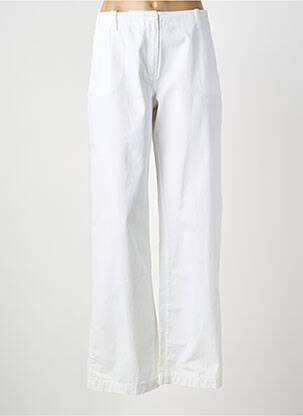 Pantalon flare taille normale taille normale blanc ARMOR LUX femme