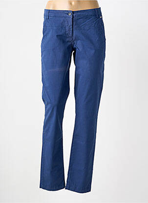 Pantalon chino taille basse taille basse bleu ARMOR LUX femme